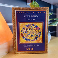 Astrology Cards: Sun Sign Decans