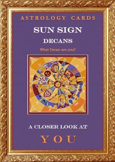 Astrology Cards: Sun Sign Decans