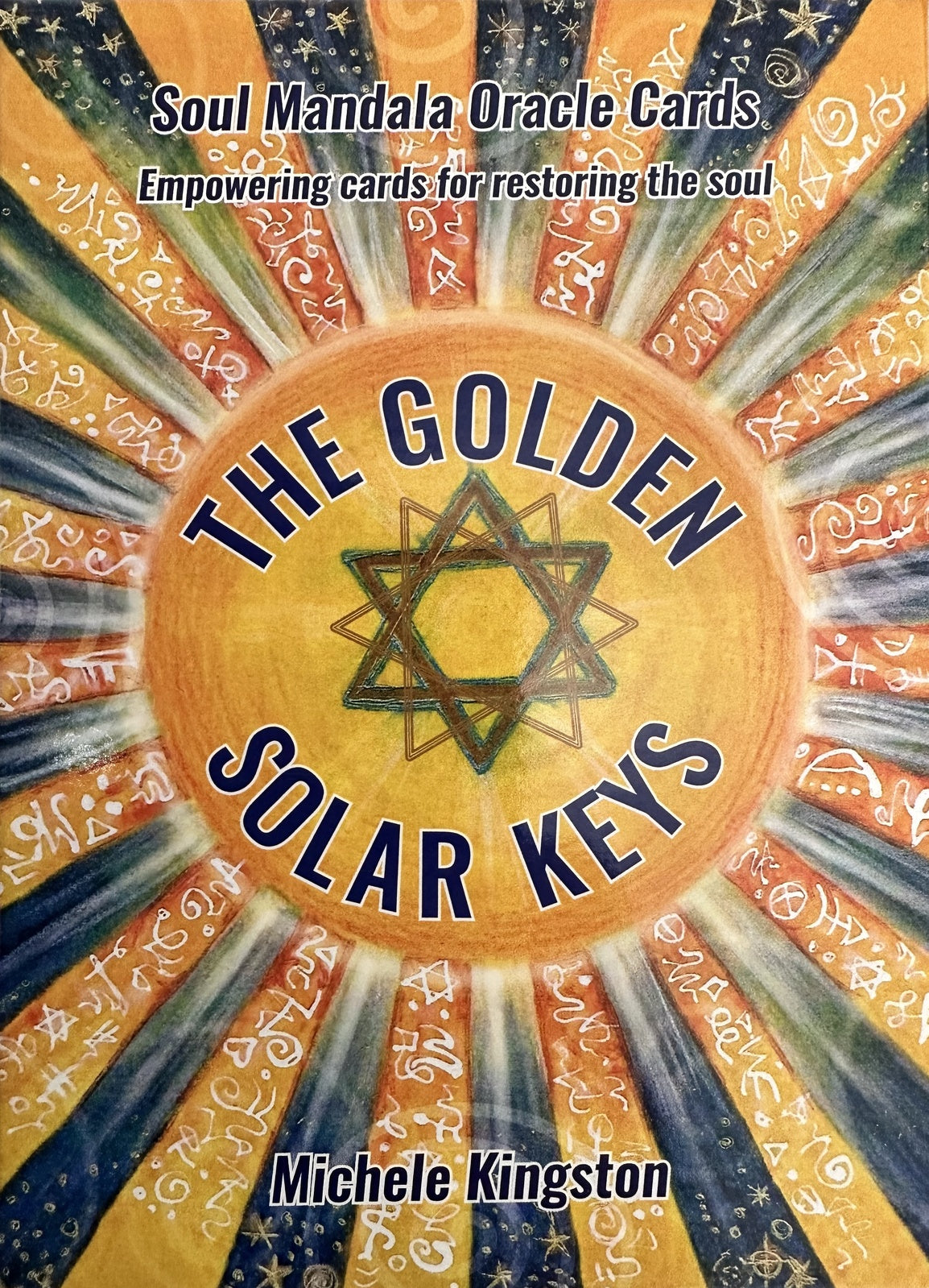 Golden Solar Keys Oracle Cards