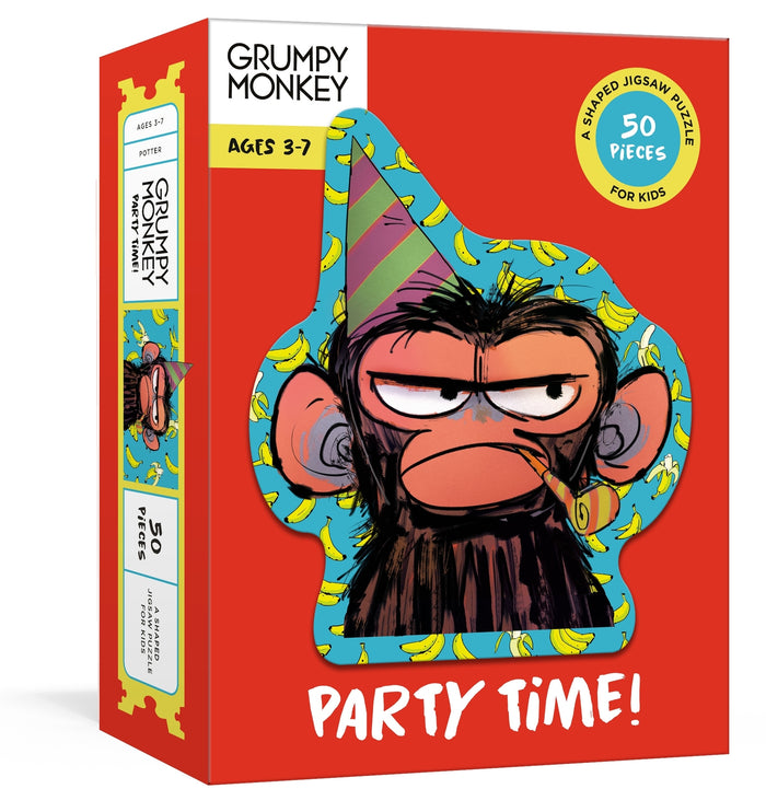 Grumpy Monkey Party Time! Puzzle: A 50-Piece Shaped Jigsaw Puzzle: A Puzzle For Kids