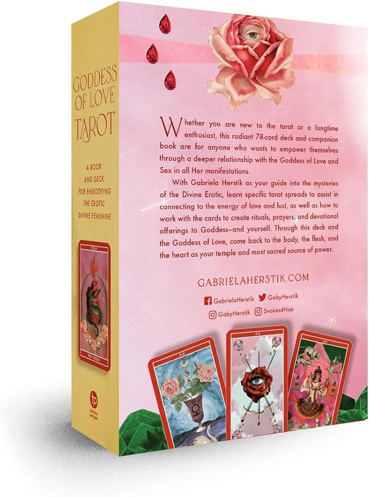 Goddess of Love Tarot: A Book and Deck for Embodying the Erotic Divine Feminine