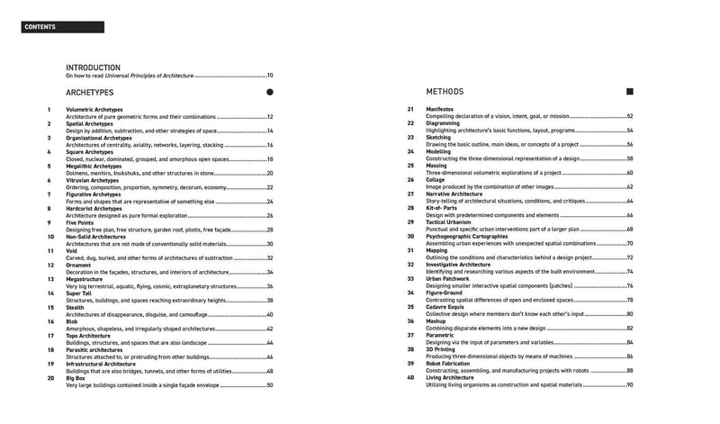 Universal Principles of Architecture: 100 Architectural Archetypes, Methods, Conditions, Relationships, and Imaginaries: Volume 7