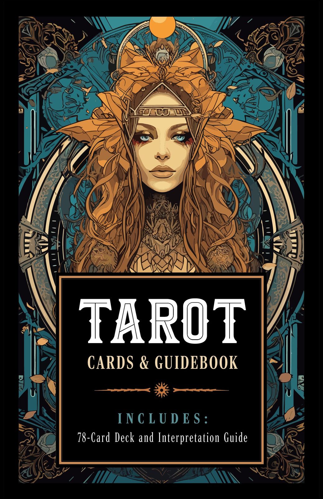 Tarot Kit: Cards and Guidebook - Includes: 78-Card Deck and Interpretation Guide