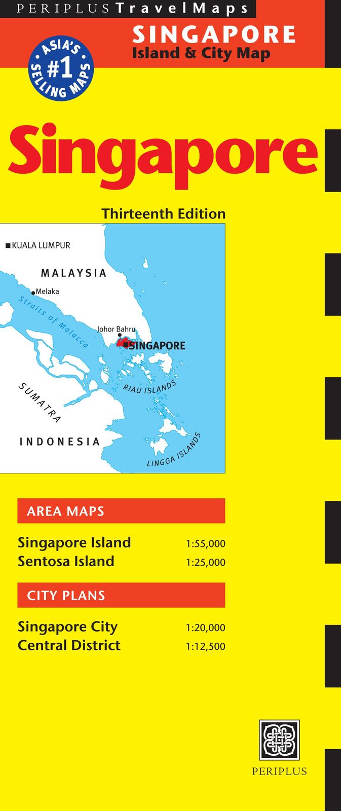 Singapore Travel Map Thirteenth Edition