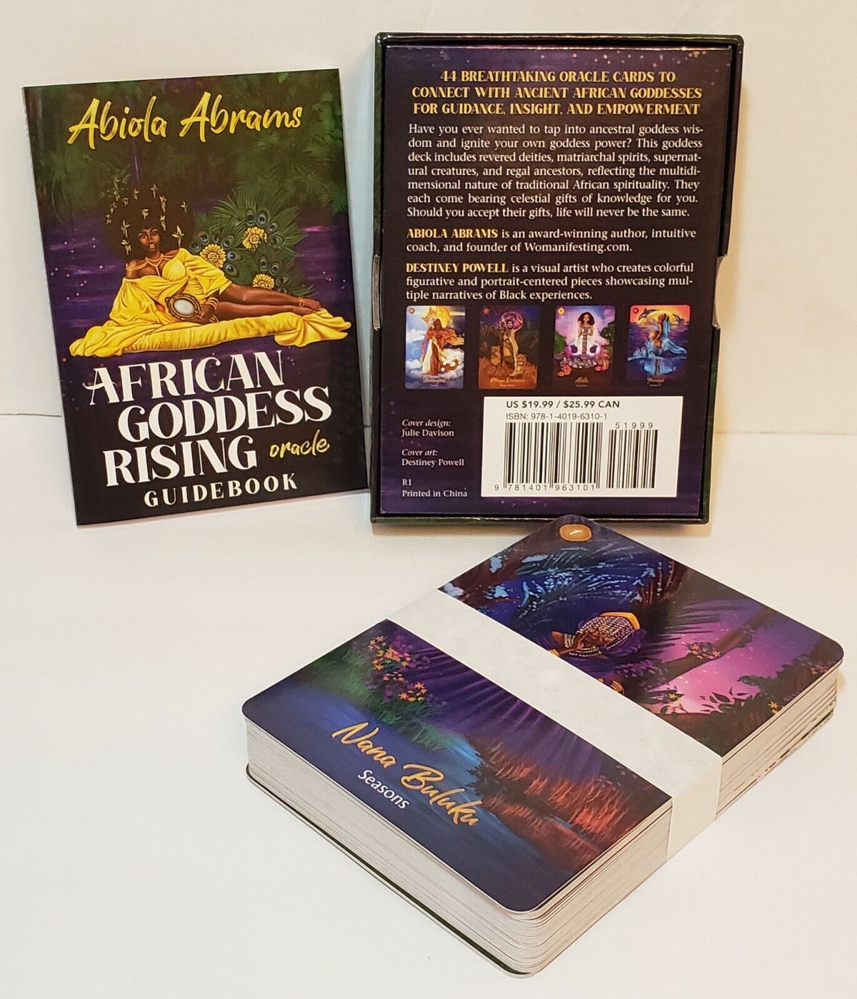 African Goddess Rising Oracle: A 44-Card Deck and Guidebook