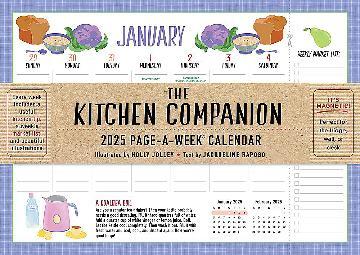 The Kitchen Companion Page-A-Week Calendar 2025: It's Magnetic! Perfect for the Fridge, Wall, or Desk