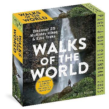 Walks of the World Page-A-Day Calendar 2025: Discover 25 Epic Treks & Multiday Hut-to-Hut Hikes