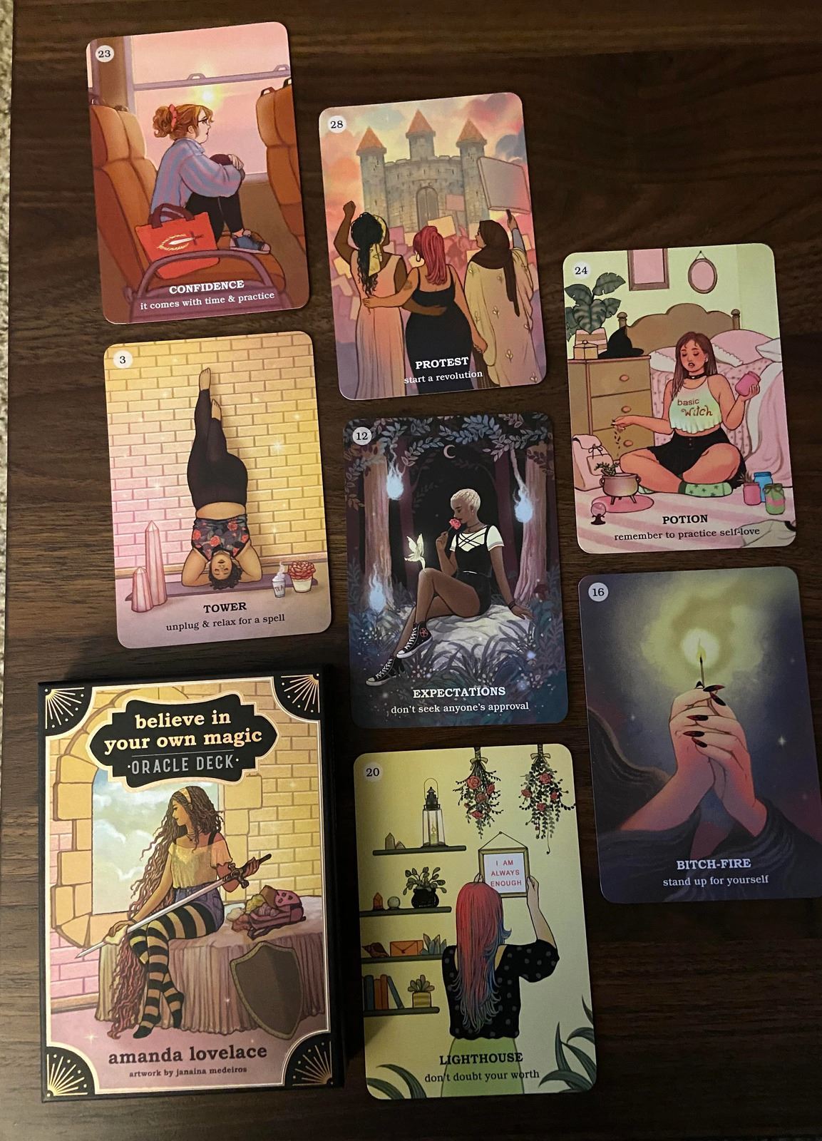 Believe in Your Own Magic: A 45-Card Oracle Deck and Guidebook