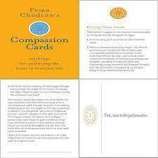 Pema Chodron's Compassion Cards: Teachings for Awakening the Heart in Everyday Life