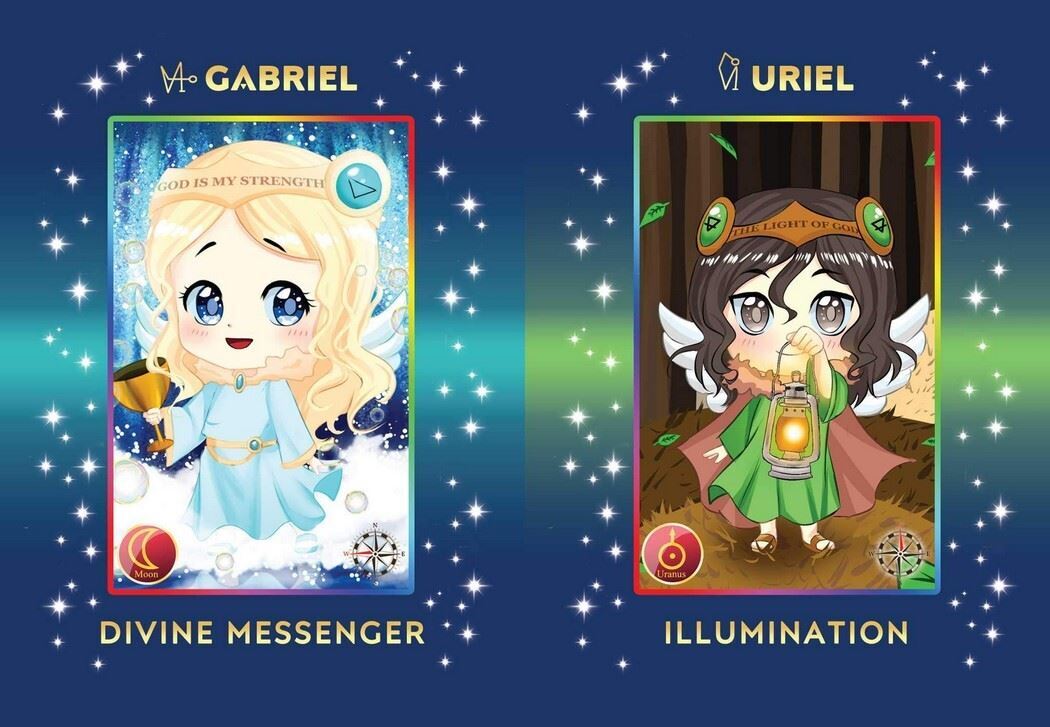 IC: Chibi Anime Angel Cards