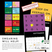 F*cking 2025 Wall Calendar: Get Your Sh*t Together This Year - Includes Stickers!