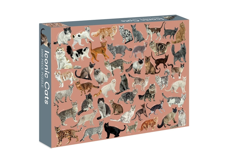 Iconic Cats : 1000 piece jigsaw puzzle