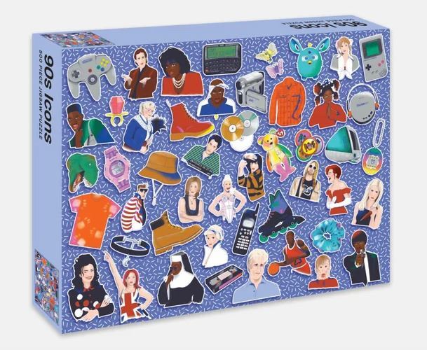 90s Icons: 500 piece jigsaw puzzle