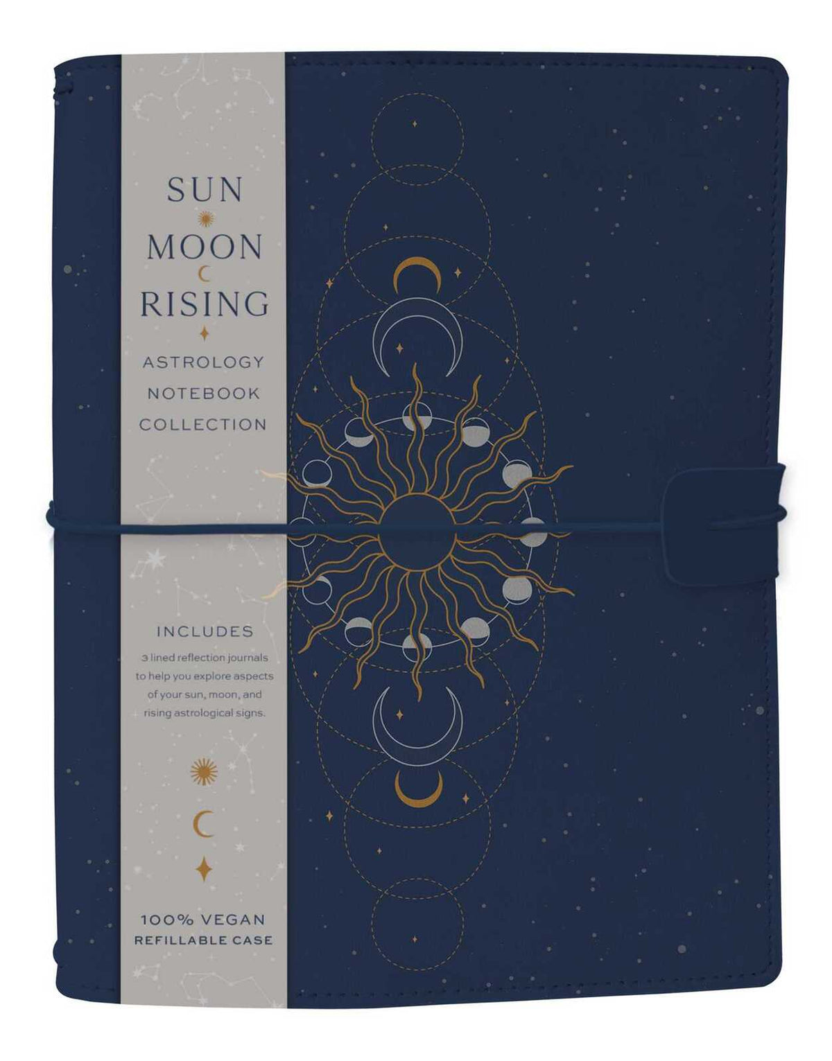 Sun Moon Rising Astrology Notebook Set: (Refillable Notebook)