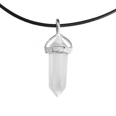 Clear Quartz Pendant (Large) with Cord