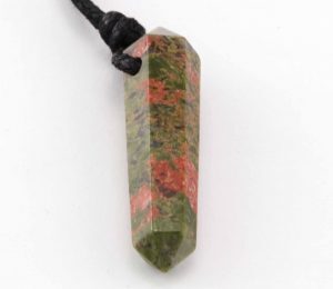 Unakite Pendant (Large) with Cord