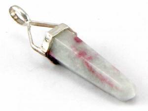 Pink Tourmainei in  Quartz Mini Pendant