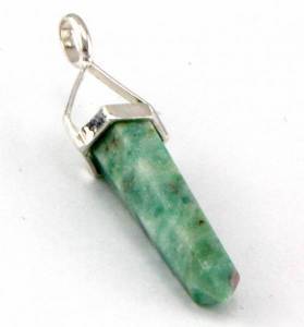 Ruby & Fuchsite Mini Pendant