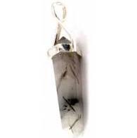 Tourmalinated  Quartz Mini Pendant