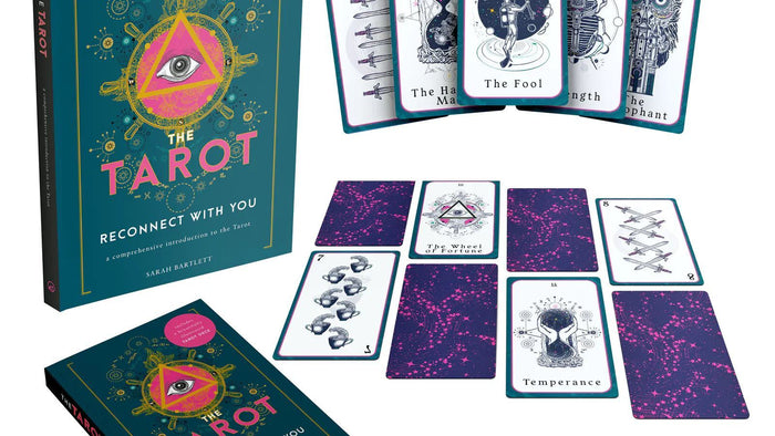 Tarot Book and Card Deck, The: Reconnect With You: A Comprehensive Introduction to the Tarot with an illustrated Tarot deck