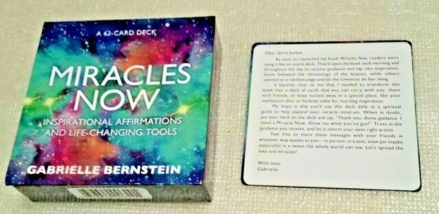 Miracles Now Card Deck: Inspirational Affirmations and Life-Changing Tools